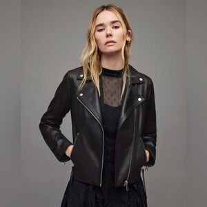 All Saints Dalby Biker Jacket, size 2